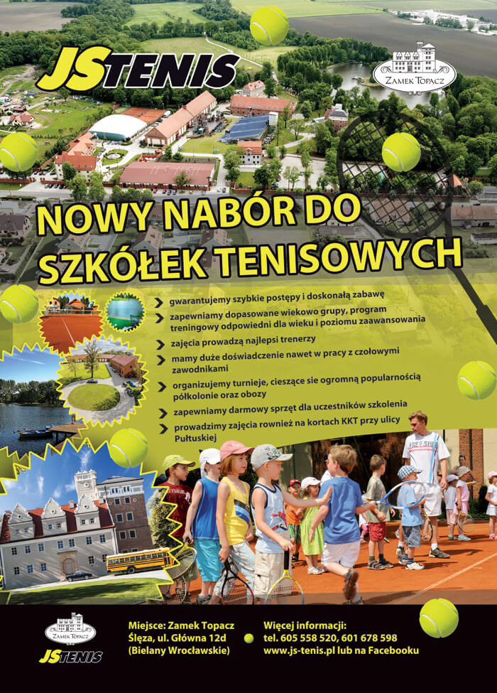 NOWY NABÓR DO SZKÓŁEK TENISOWYCH