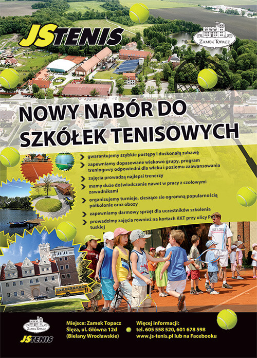 NOWY NABÓR DO SZKOŁEK TENISOWYCH!